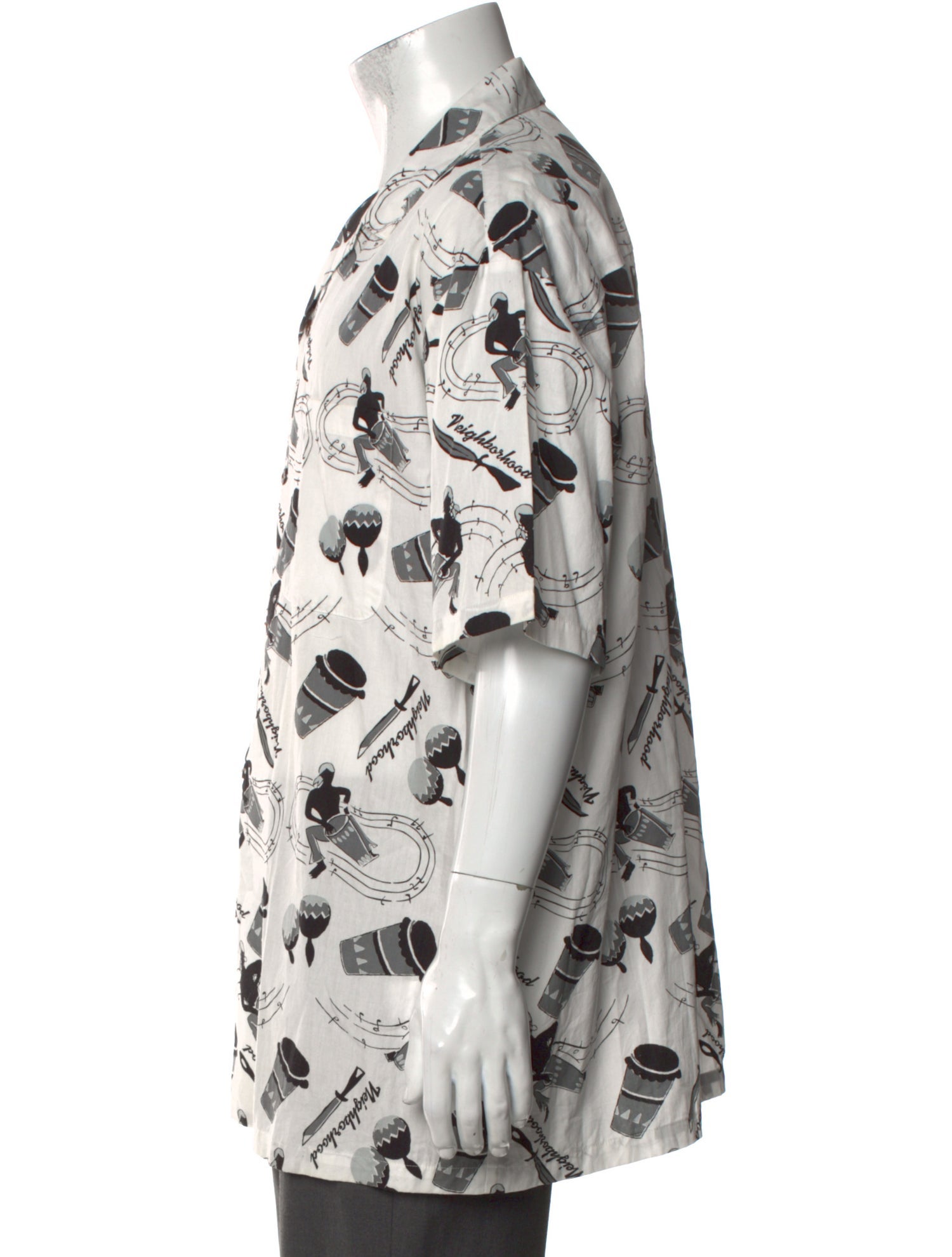 Neighborhood Printed Short Sleeve Shirt